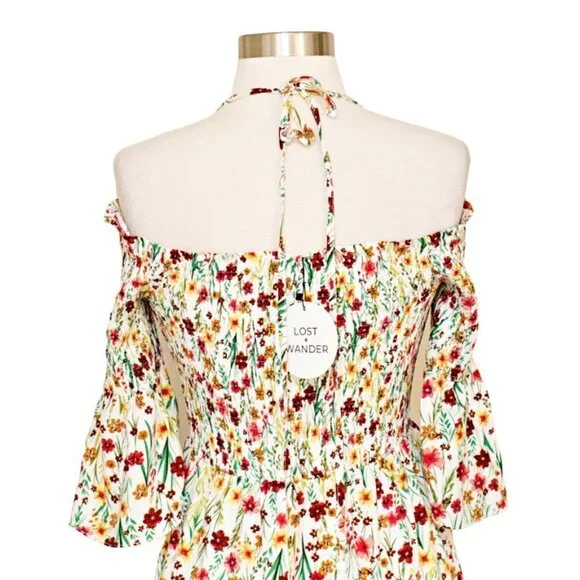 Lost + Wander Floral Maxi Renee Dress S - Picture 5 of 7